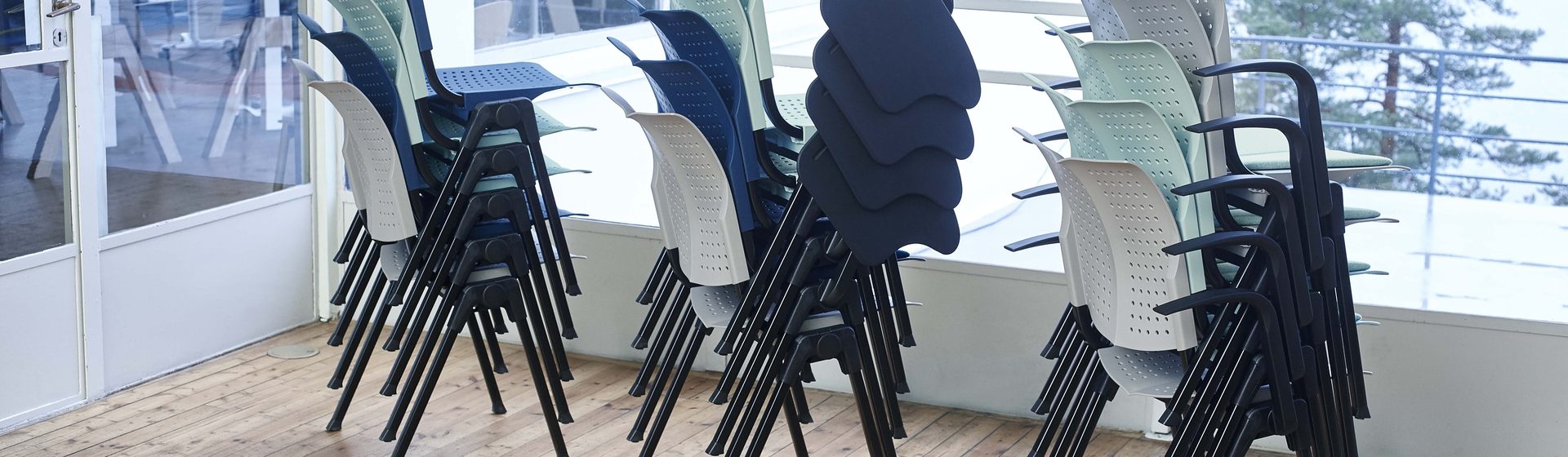 Stacking chairs