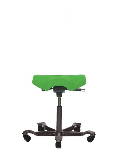 HAG Capisco 8105 Comfort grasgrün mit schwarzem Fußkreuz
