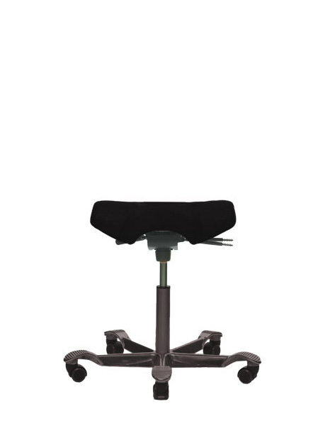 HAG Capisco 8105 Comfort schwarz mit schwarzem Fußkreuz