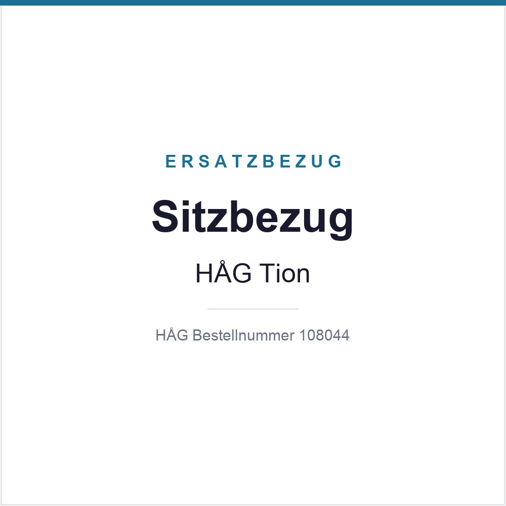 Sitzbezug HAG Tion