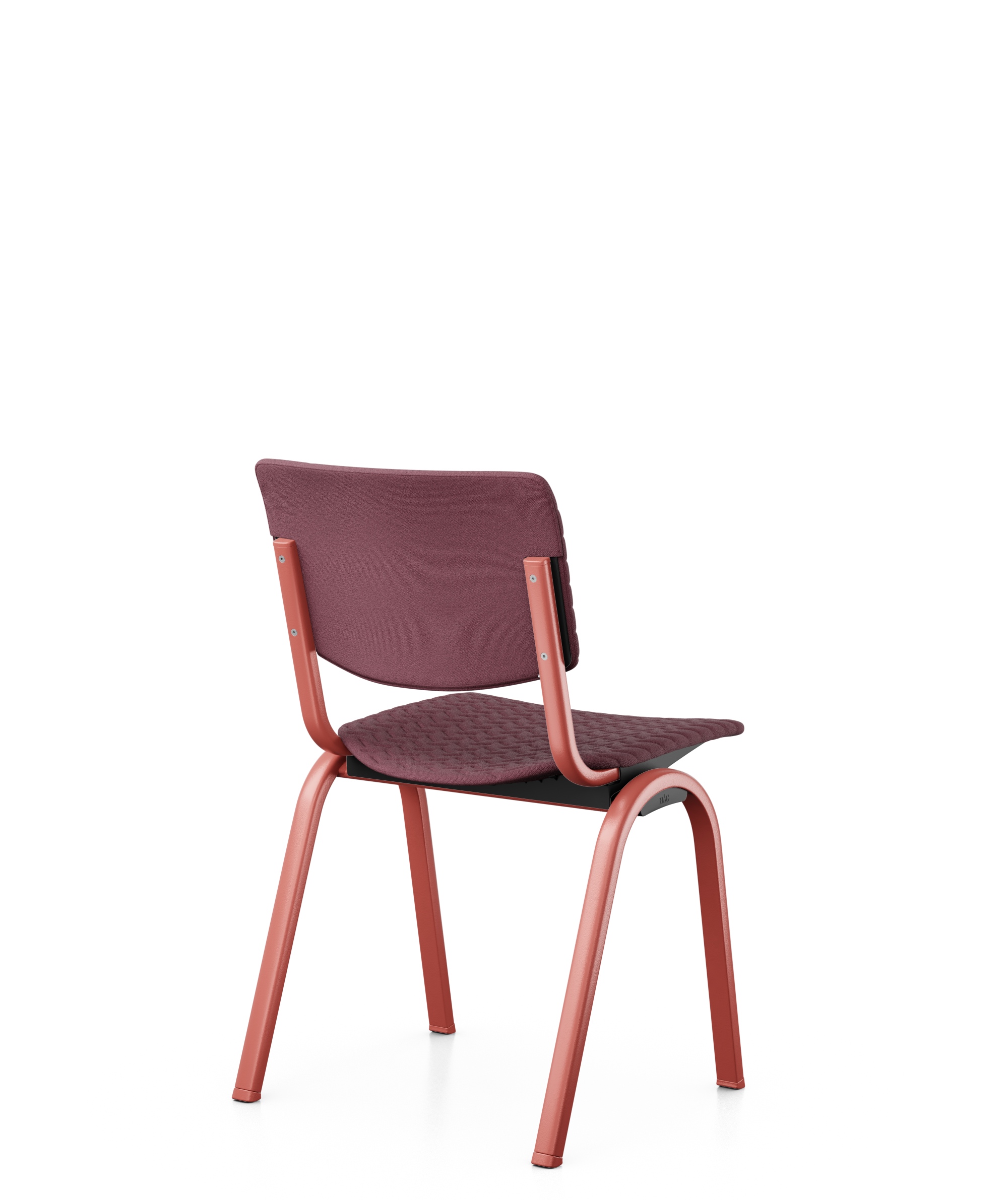 HAG Celi 9160 - Stapelstuhl - Polster Chestnut, Gestell Blush Rose