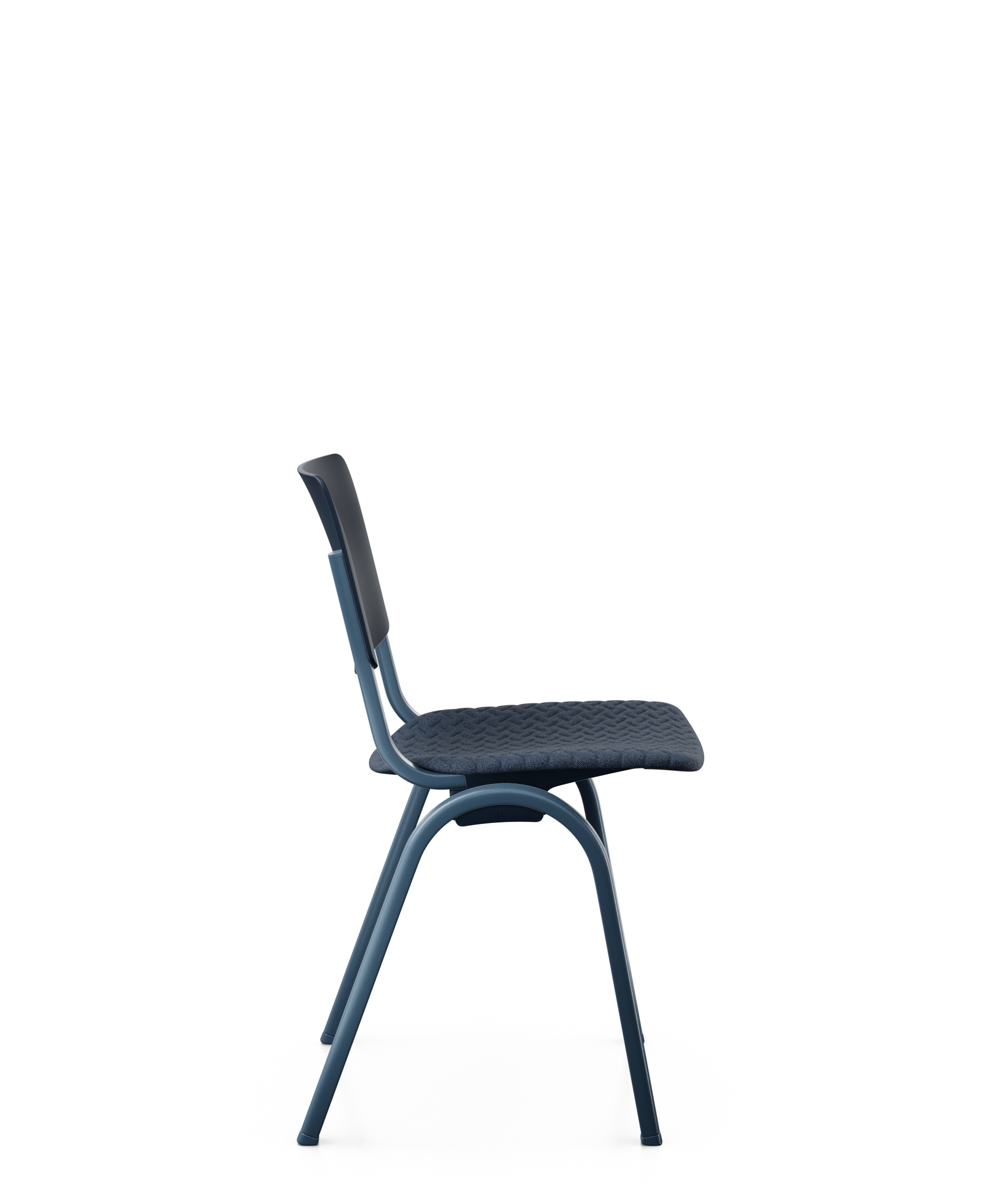 HAG Celi 9140 - Stapelstuhl - Kuststoff/Polster Crowberry, Gestell Blueberry