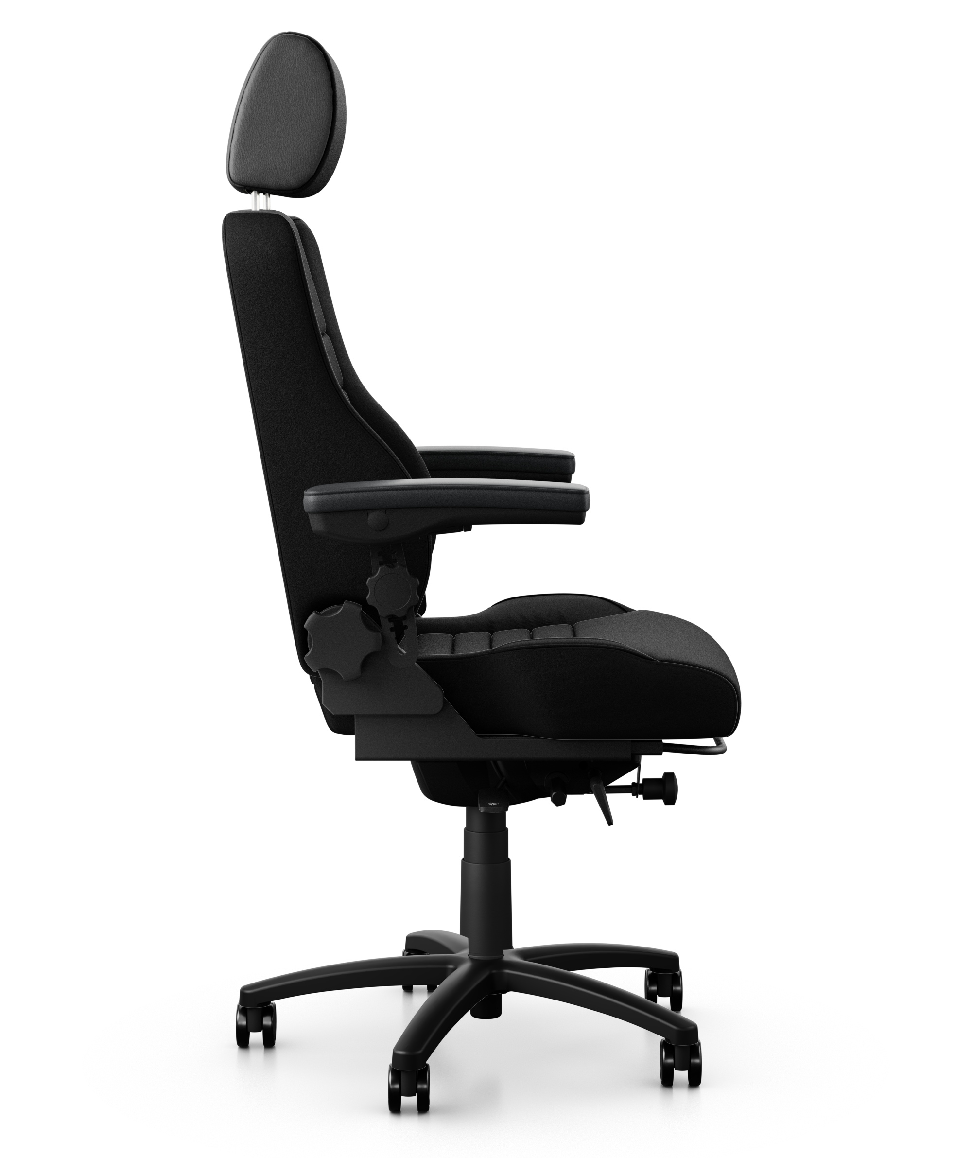 RH Secur24 3130 24/7+IFC017 Black - 24 h Stuhl / Schwerlaststuhl