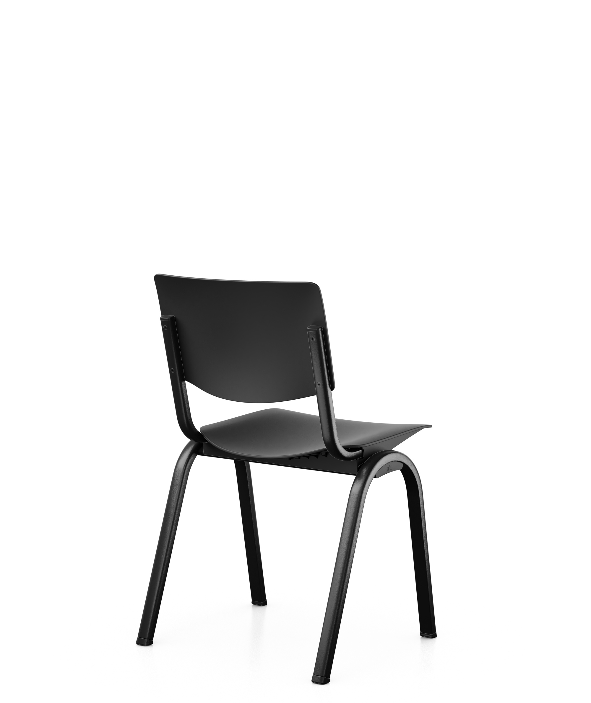 HAG Celi 9100 - Stapelstuhl - Kuststoff schwarz, Gestell schwarz