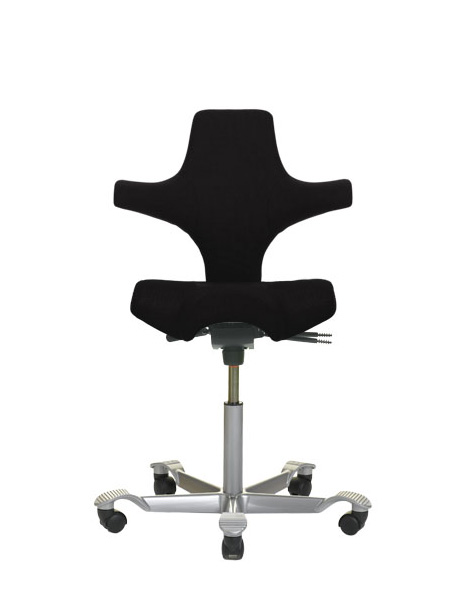 HAG Capisco 8106 Elmosoft Leder schwarz 99999