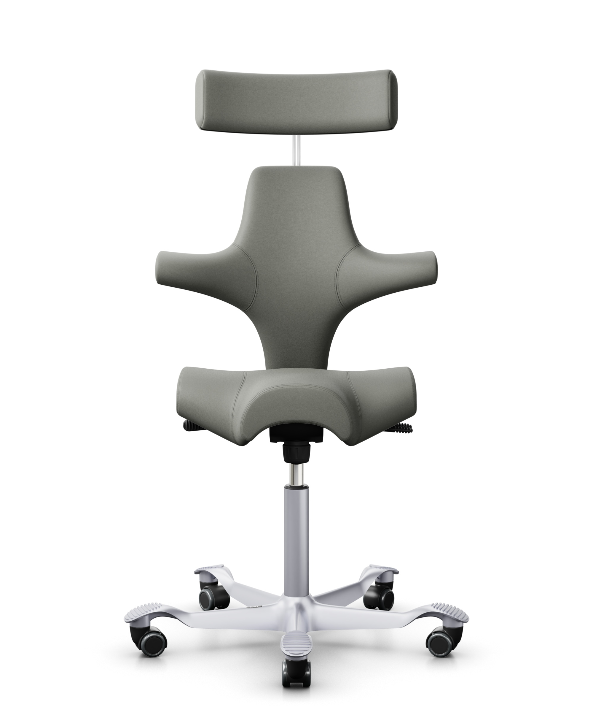 HAG Capisco 8107 Paloma Leder Warm Grey PL55115