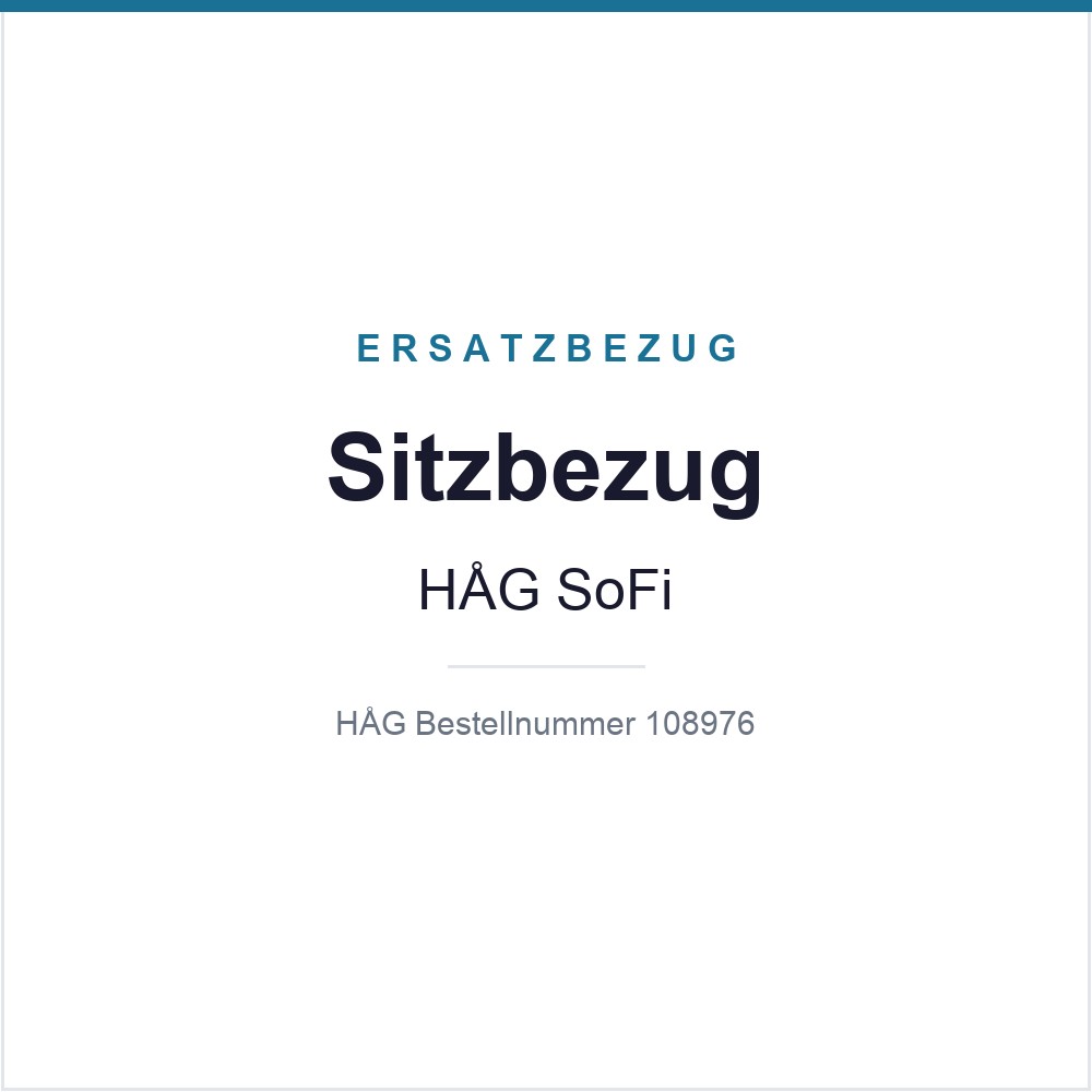 Sitzbezug HAG SoFi
