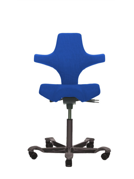 HAG Capisco 8106 Xtreme blau 024 mit schwarzem Fußkreuz