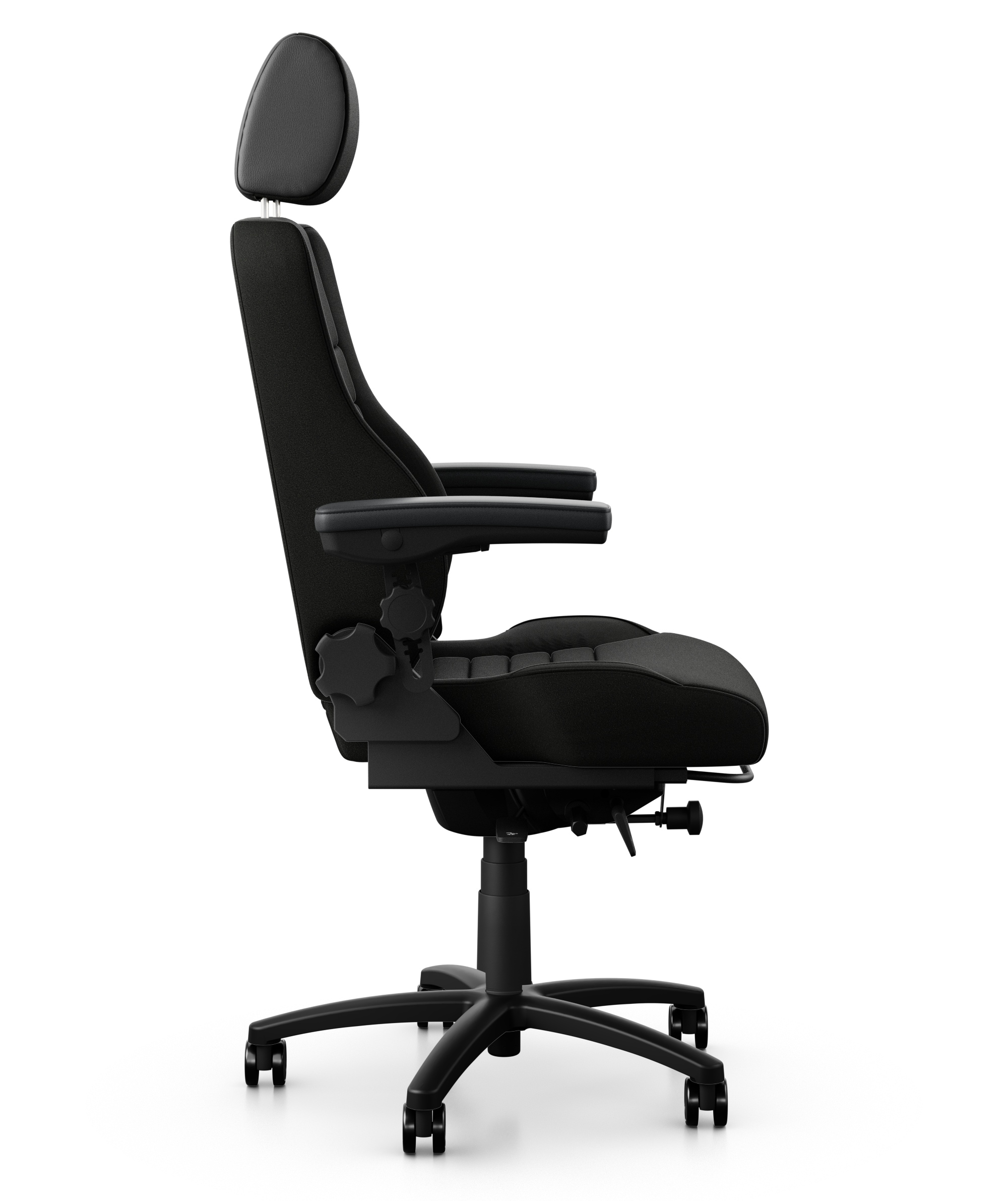 RH Secur24 3130 24/7+IFC012 Charcoal - 24 h Stuhl / Schwerlaststuhl
