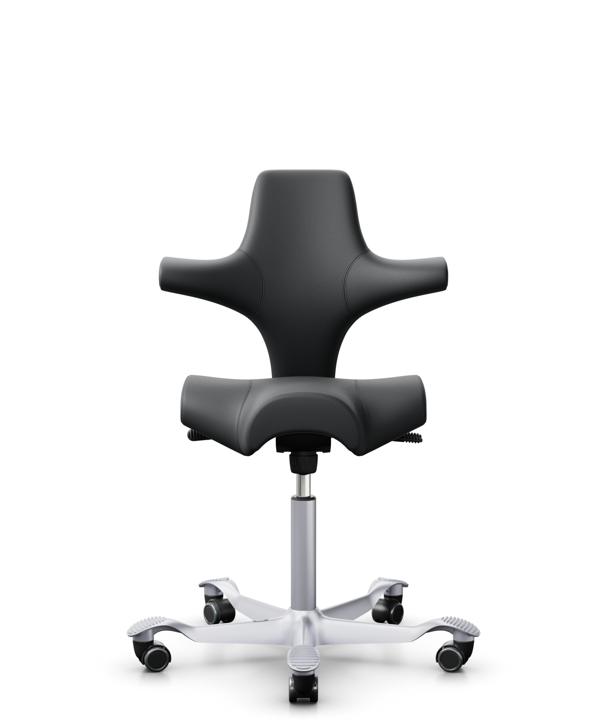 HAG Capisco 8106 Paloma Leder Grey PL55206