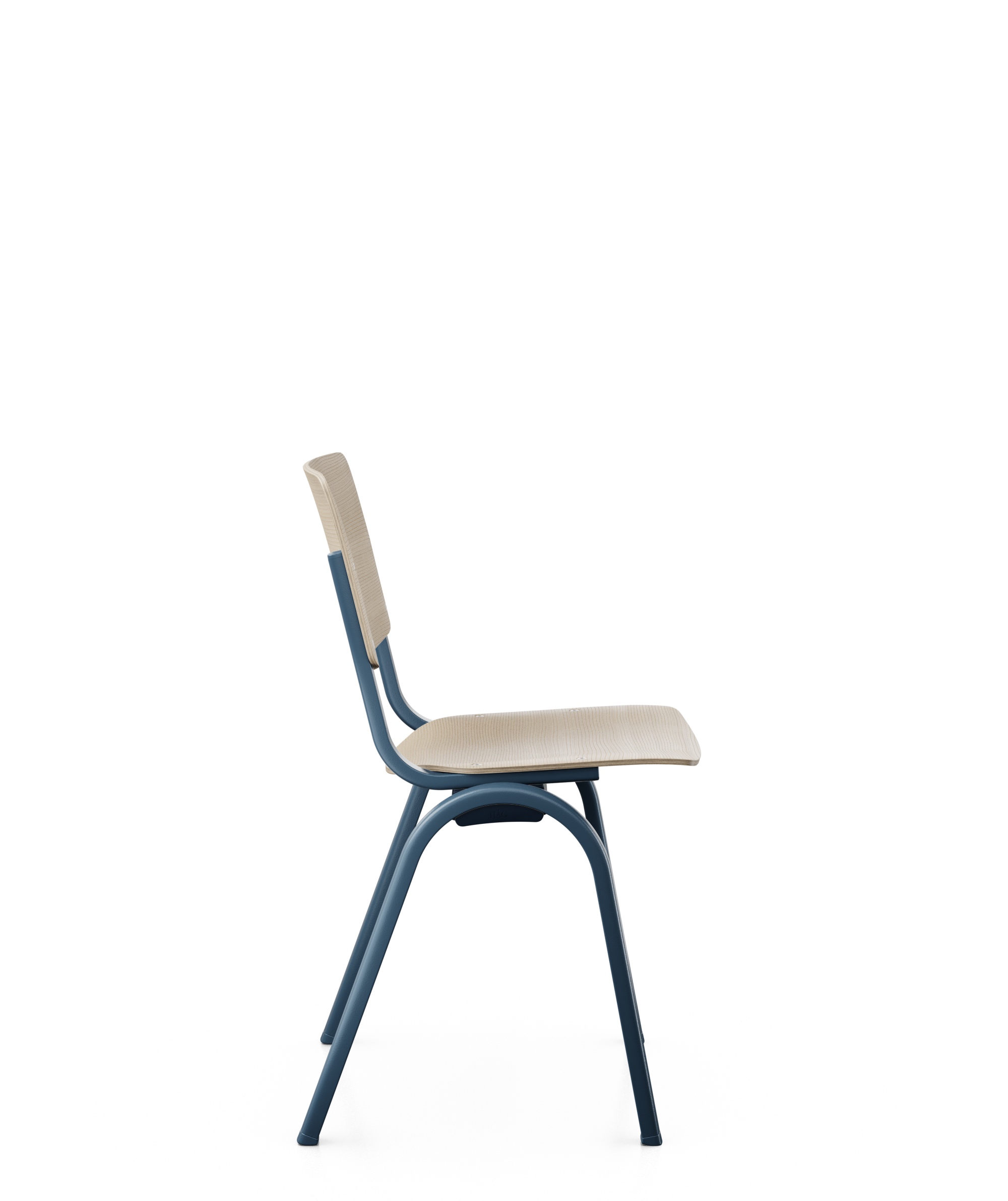 HAG Celi 9200 - Stapelstuhl - Holz Esche natur, Gestell Blueberry