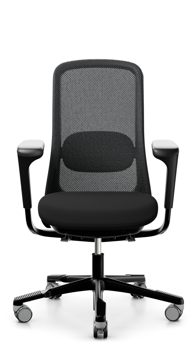 HAG Sofi Mesh 7500 (MEH001) schwarz, mit SlideBack Armlehnen