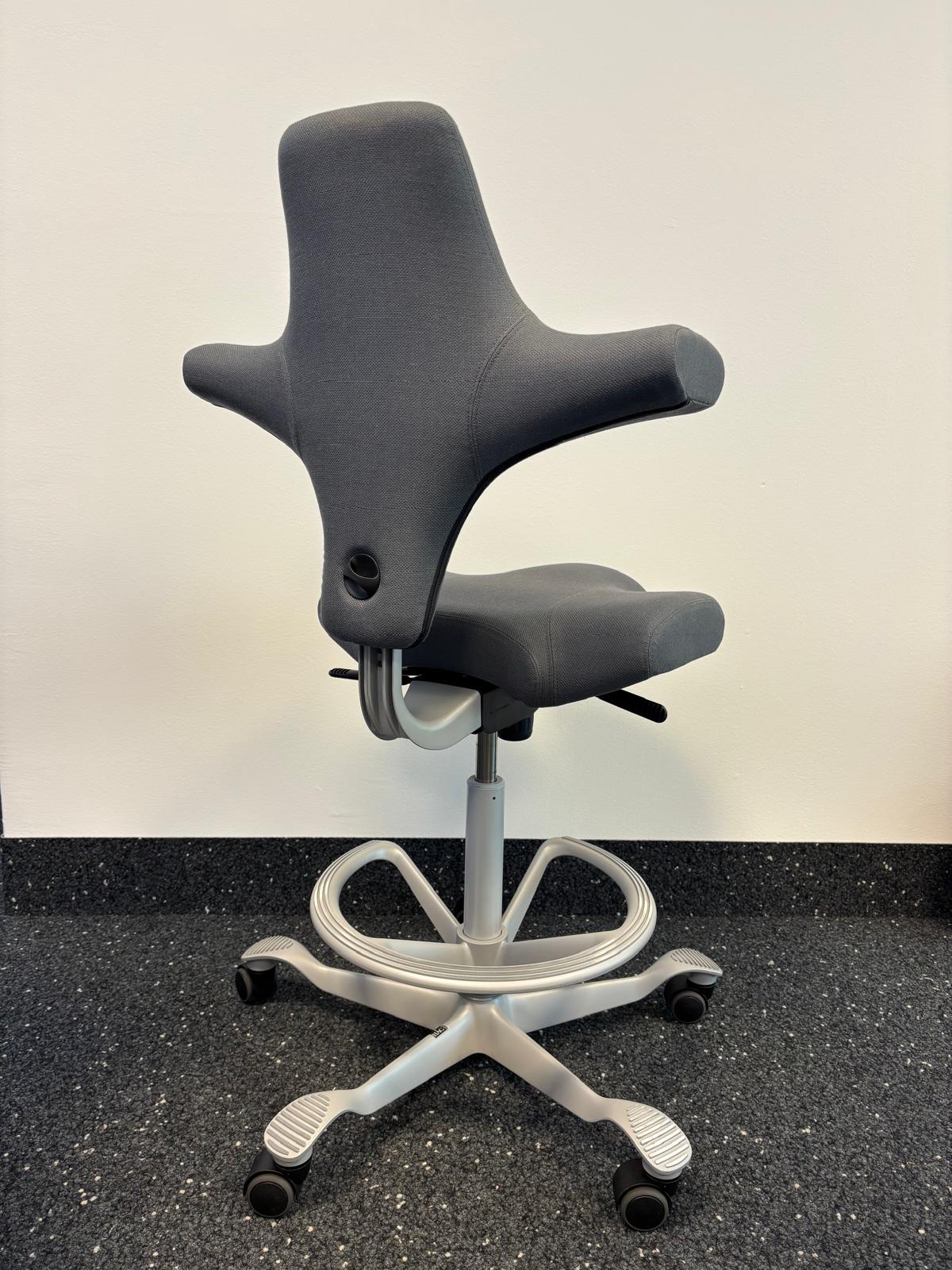 HAG Capisco 8106 Select Grau mit Fußring - Musterstuhl M102