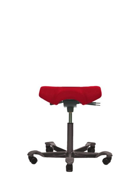 HAG Capisco 8105 Xtreme rot 079 mit schwarzem Fußkreuz