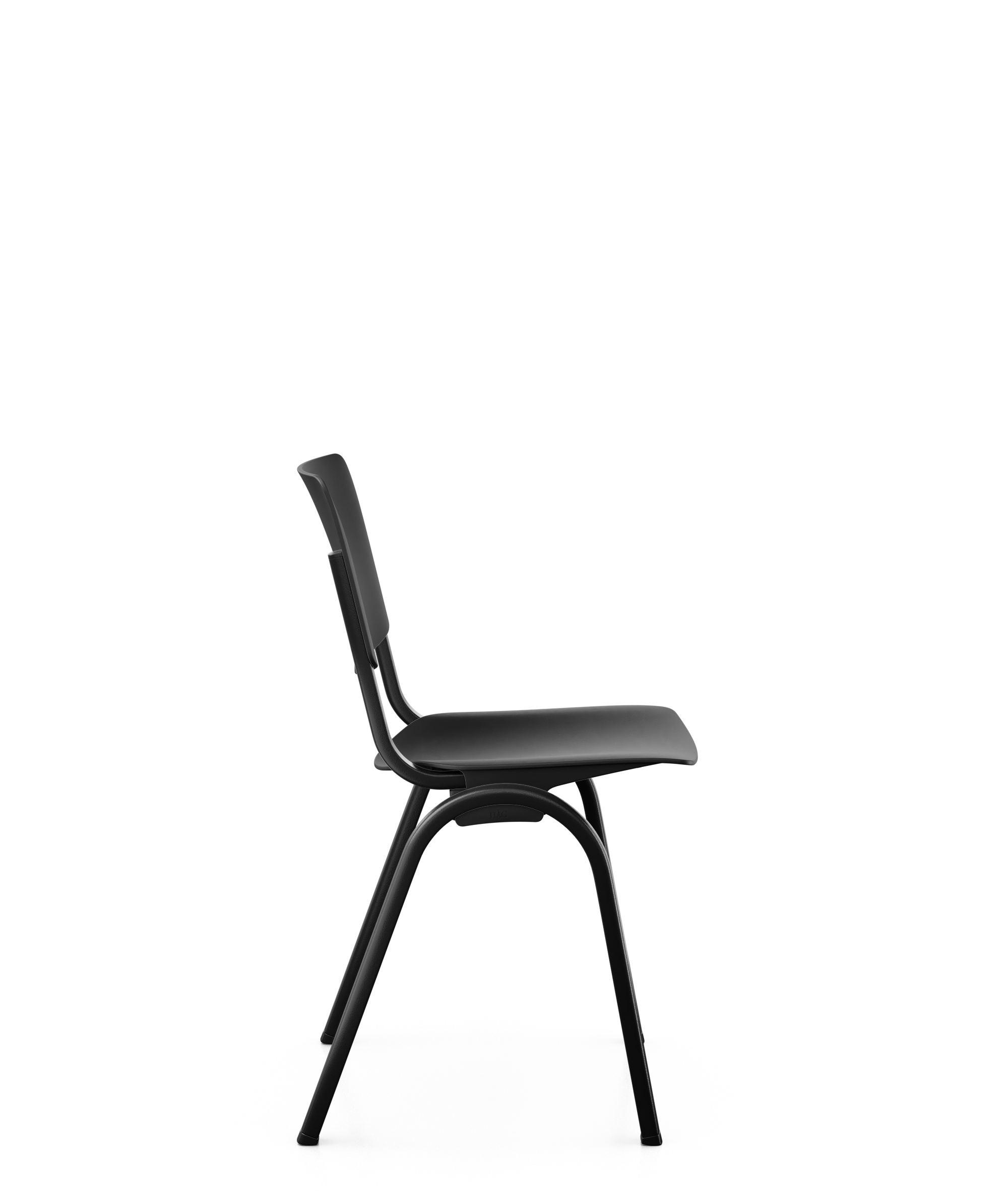 HAG Celi 9100 - Stapelstuhl - Kuststoff schwarz, Gestell schwarz