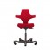HAG Capisco 8106 Comfort rot 1414 mit schwarzem Fußkreuz