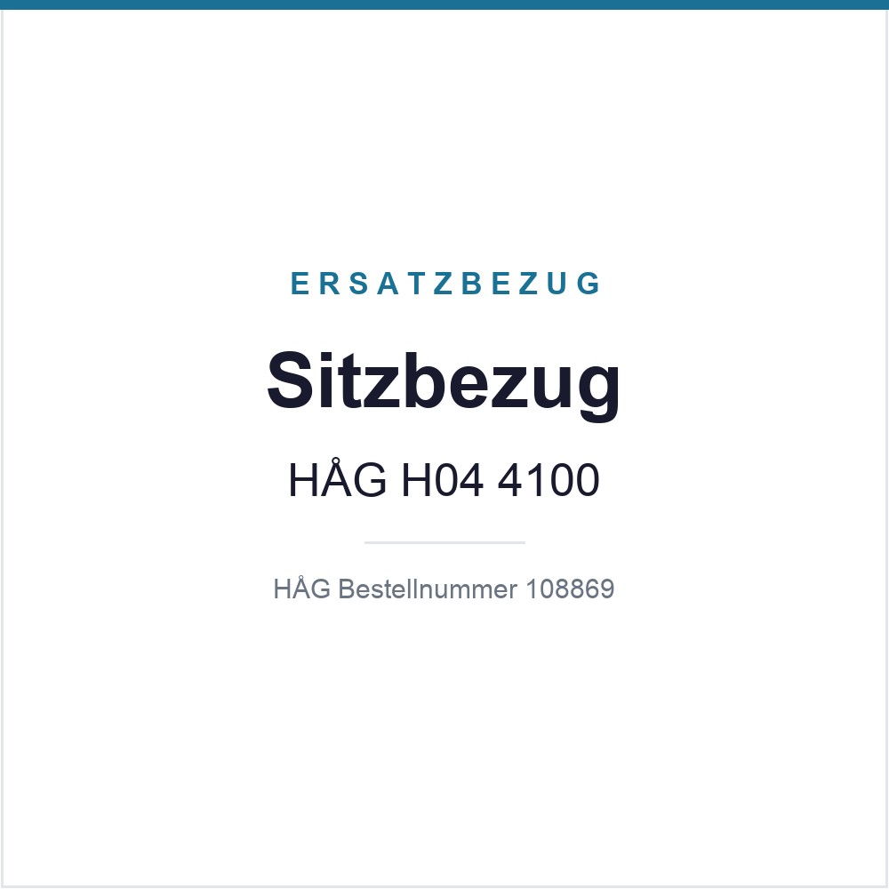 Sitzbezug HAG H04 4100