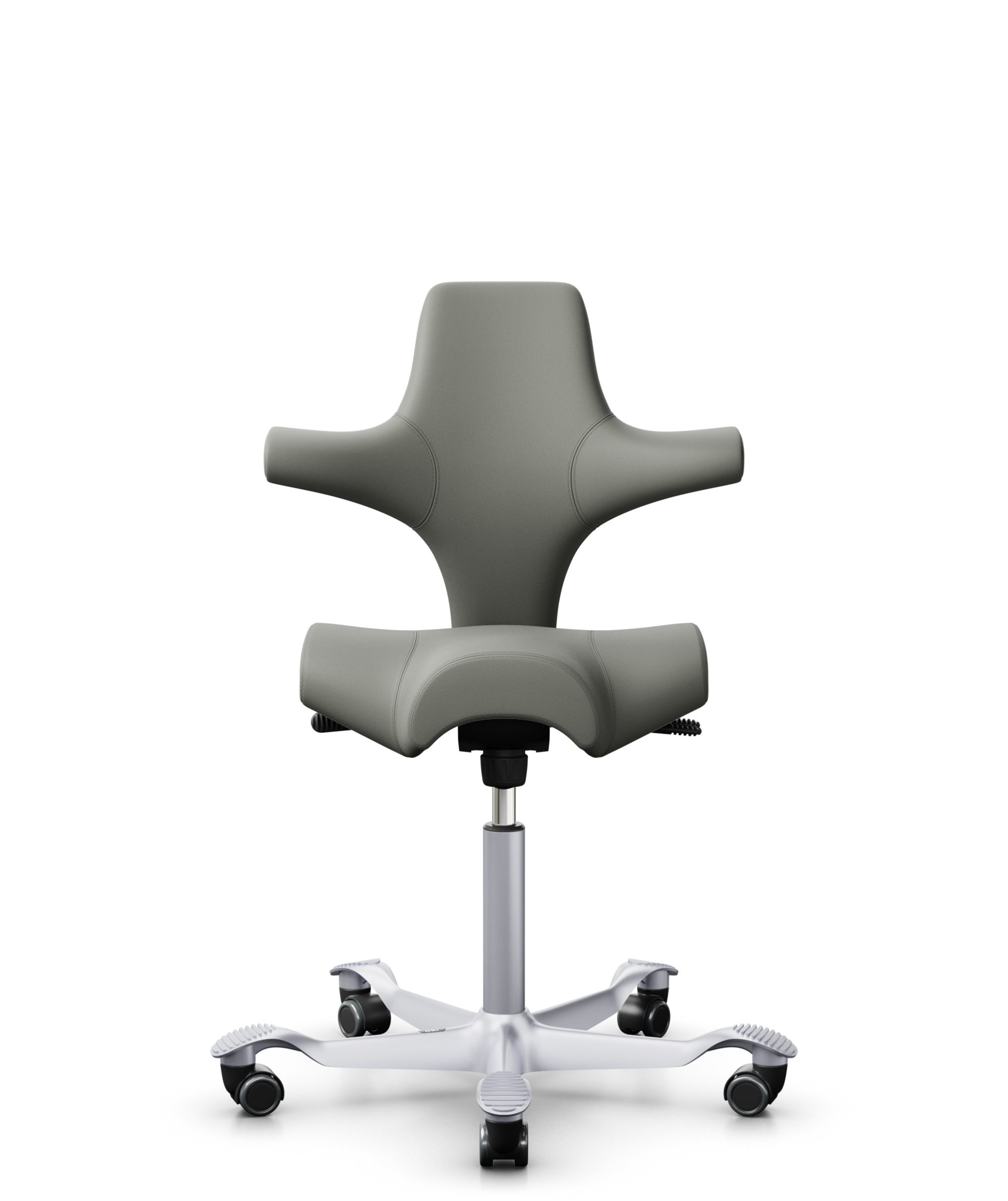 HAG Capisco 8106 Paloma Leder Warm Grey PL55115